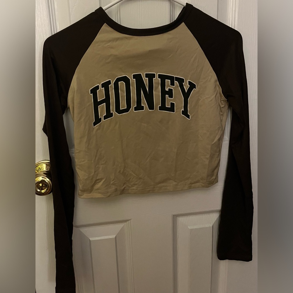 ‘Honey’ Brown Long Sleeve